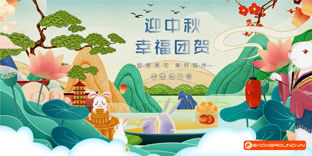 Phông nền trung thu 2025 - Vector (17)