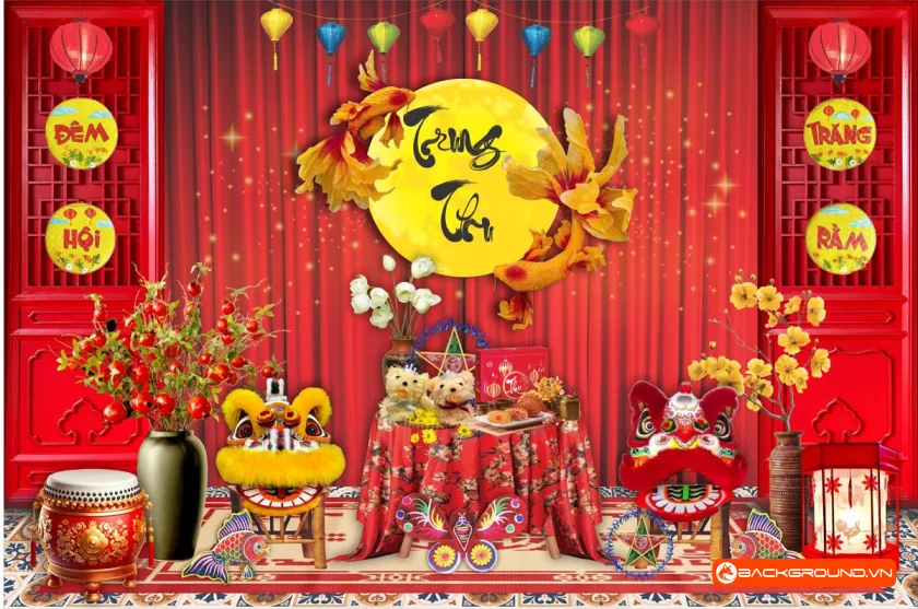 Tiểu cảnh tết trung thu 2025 (3)