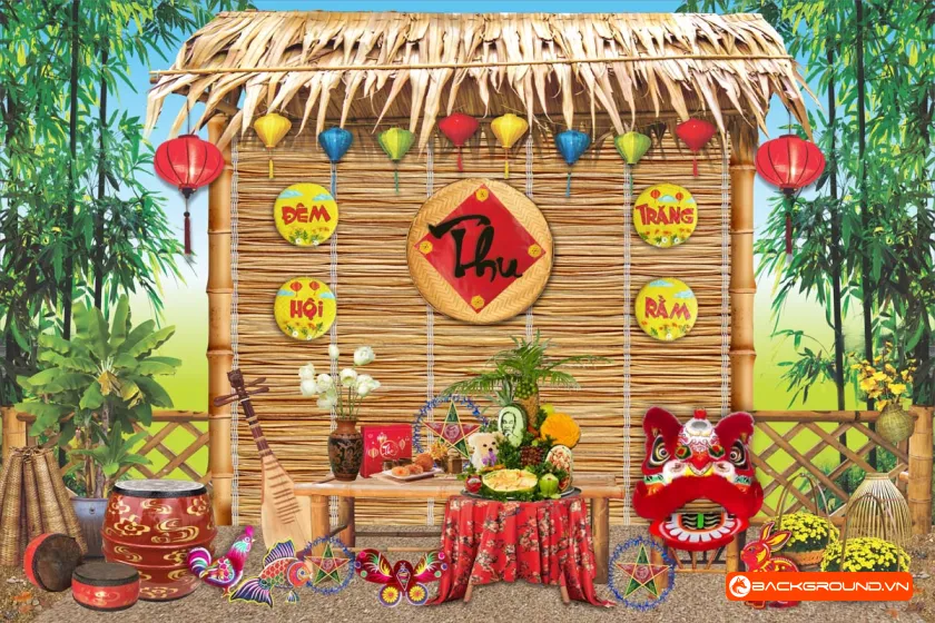 Tiểu cảnh tết trung thu 2025 (4)