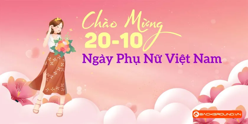 Phông Nền Ngày Phụ Nữ Việt Nam 20-10 (1)