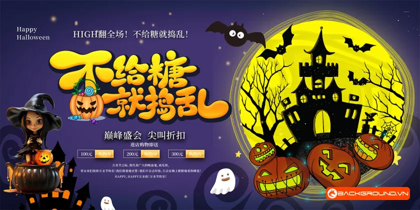 Phông nền - Background Halloween (23)