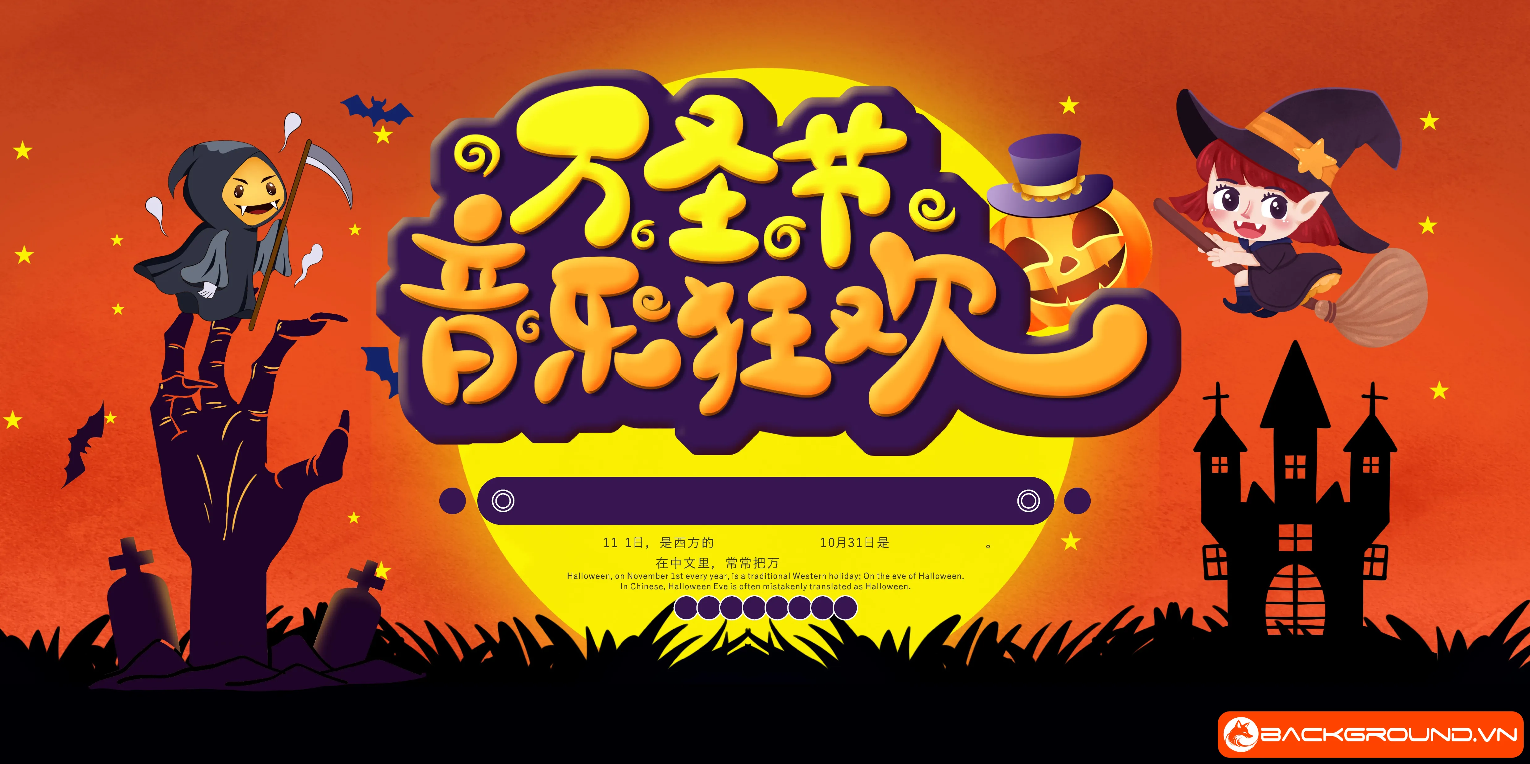 Phông nền - Background Halloween (30)