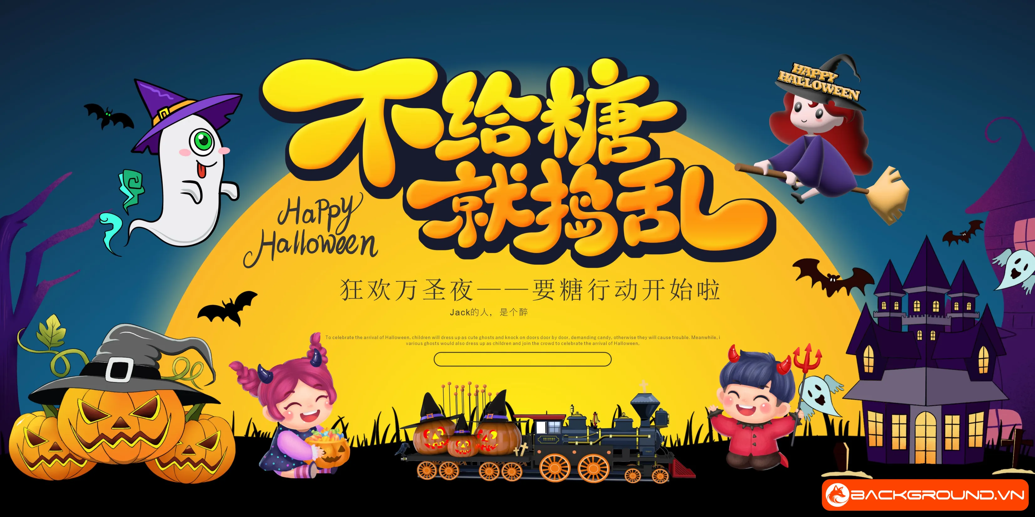 Phông nền - Background Halloween (31)