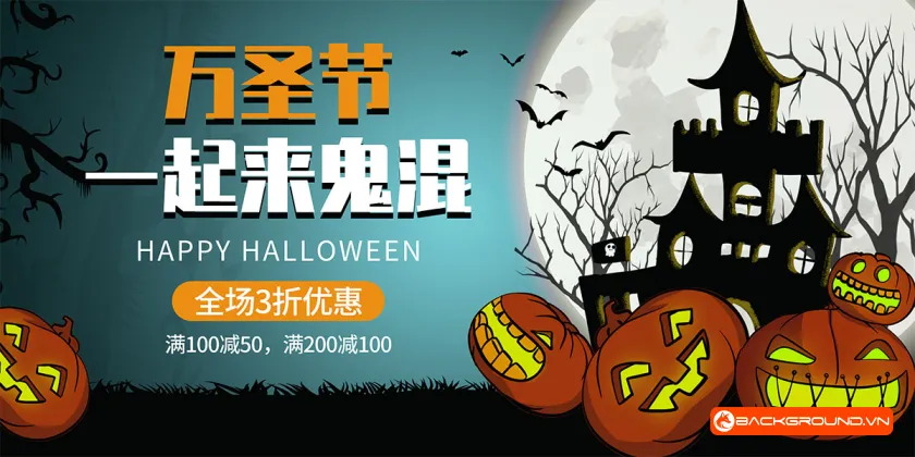 Phông nền - Background Halloween (34)
