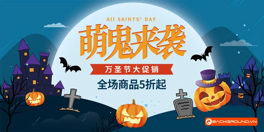 Phông nền - Background Halloween (36)