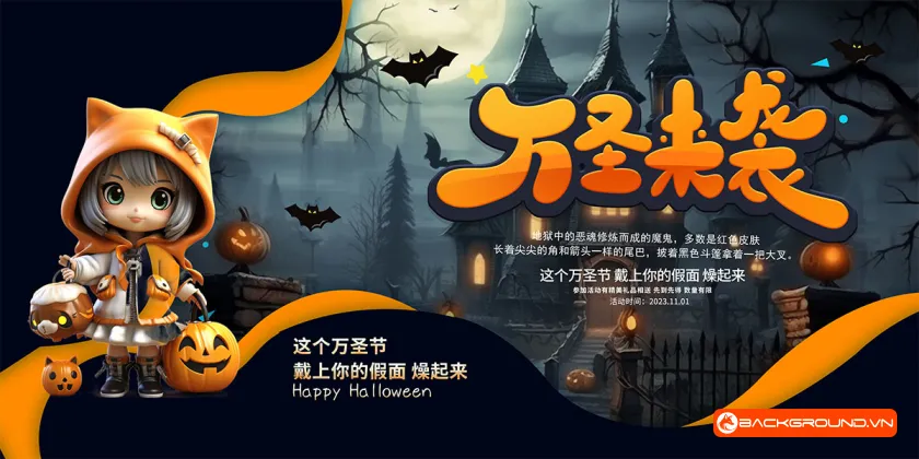 Phông nền - Background Halloween (38)
