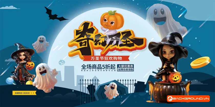 Phông Nền - Background Halloween (57)