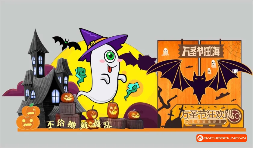 Backdrop Checkin Halloween (13)
