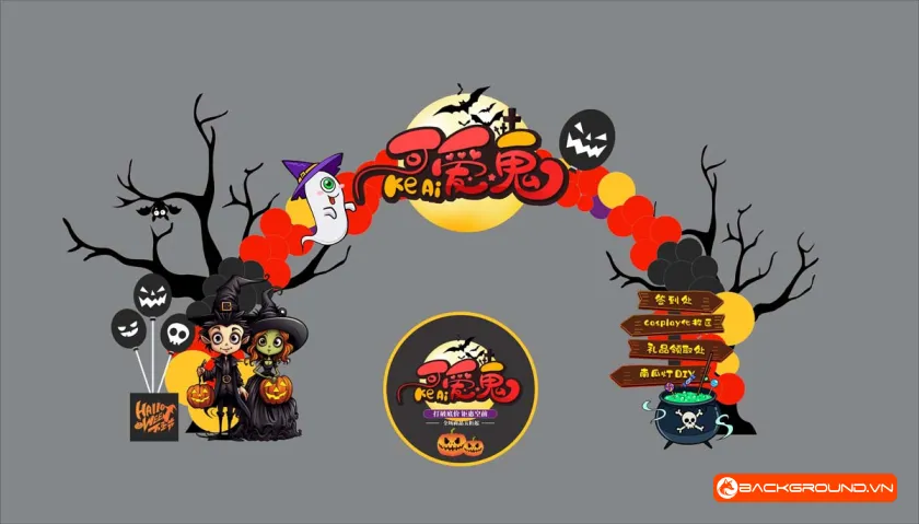 Backdrop Checkin Halloween (18)