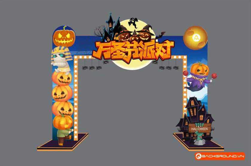 Backdrop Checkin Halloween (3)