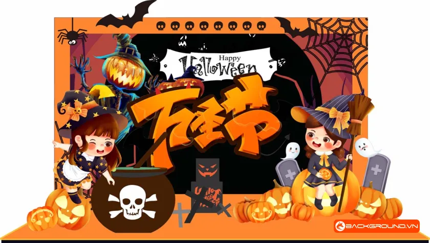 Backdrop Checkin Halloween (4)