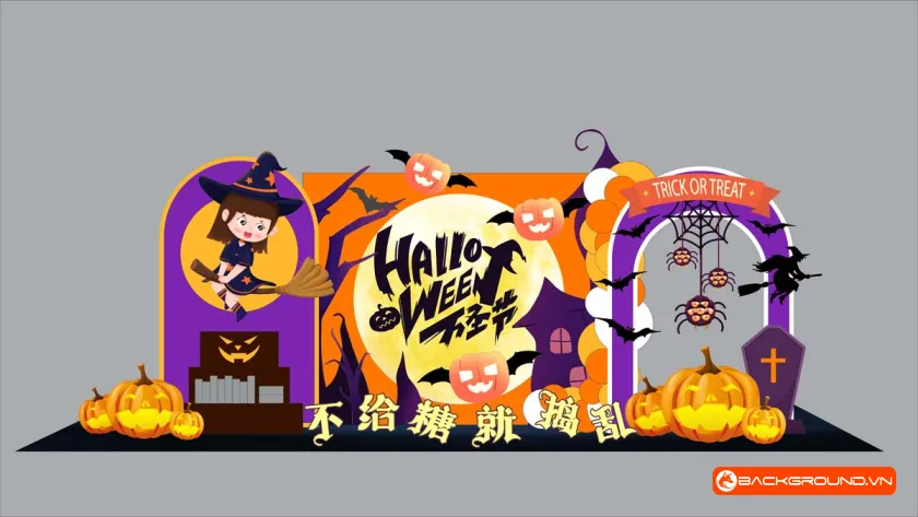 Backdrop Checkin Halloween (9)