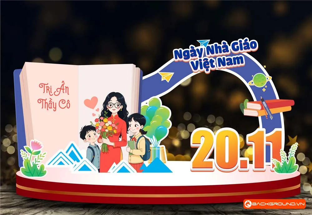 Backdrop checkin ngày Nhà Giáo Việt Nam 20-11 (4)