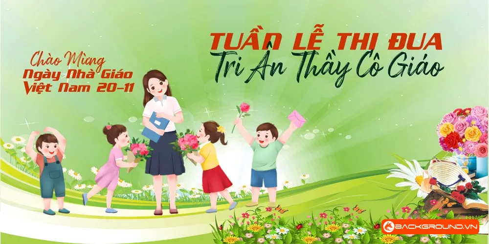 Phông nền background ngày Nhà Giáo Việt Nam 20-11 (1)