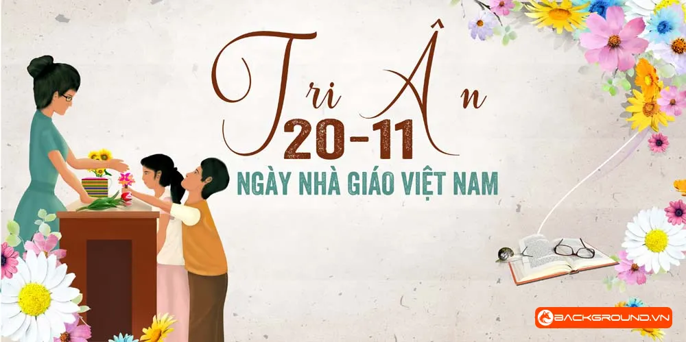 Phông nền background ngày Nhà Giáo Việt Nam 20-11 (2)