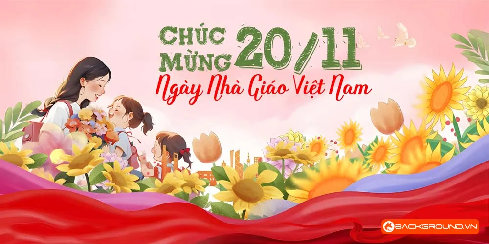 Phông nền background ngày Nhà Giáo Việt Nam 20-11 (20)
