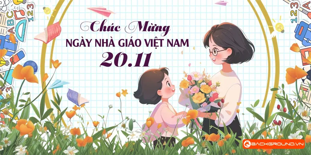 Phông nền background ngày Nhà Giáo Việt Nam 20-11 (8)