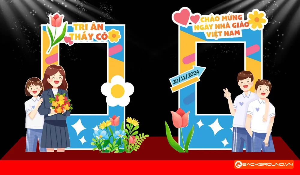 Backdrop checkin ngày Nhà Giáo Việt Nam 20-11 (14)