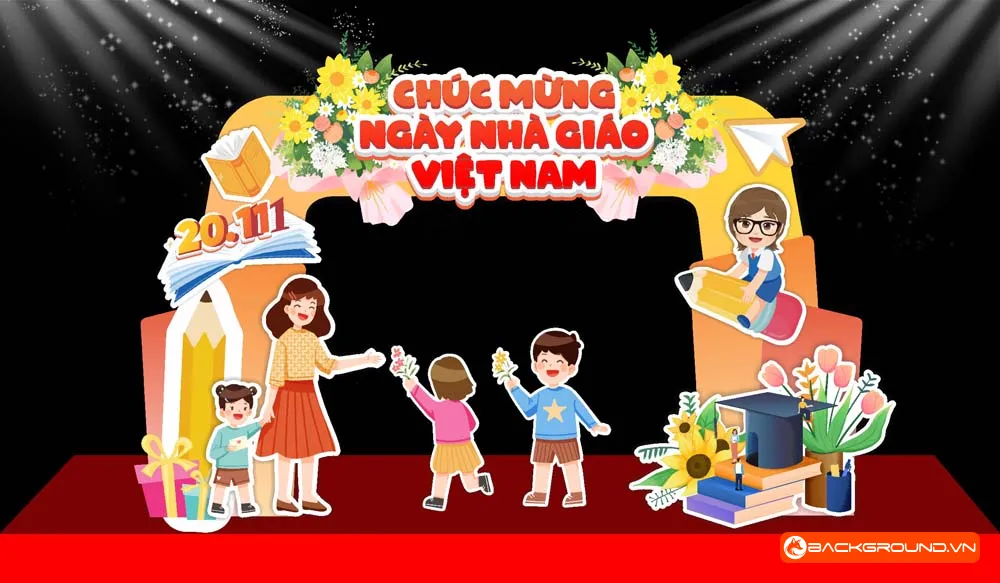 Backdrop checkin ngày Nhà Giáo Việt Nam 20-11 (15)