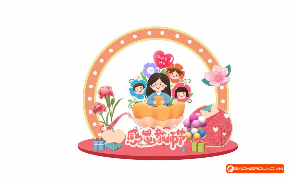 Backdrop Checkin Ngày Nhà Giáo Việt Nam 20-11 (29)