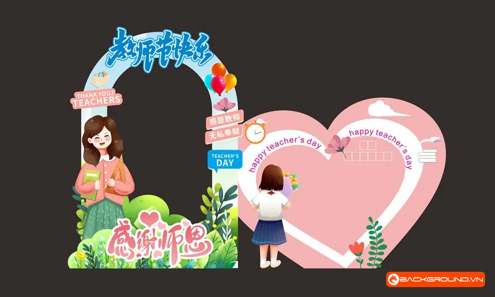 Backdrop Checkin Ngày Nhà Giáo Việt Nam 20-11 (44)