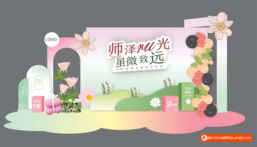 Backdrop Checkin Ngày Nhà Giáo Việt Nam 20-11 (46)