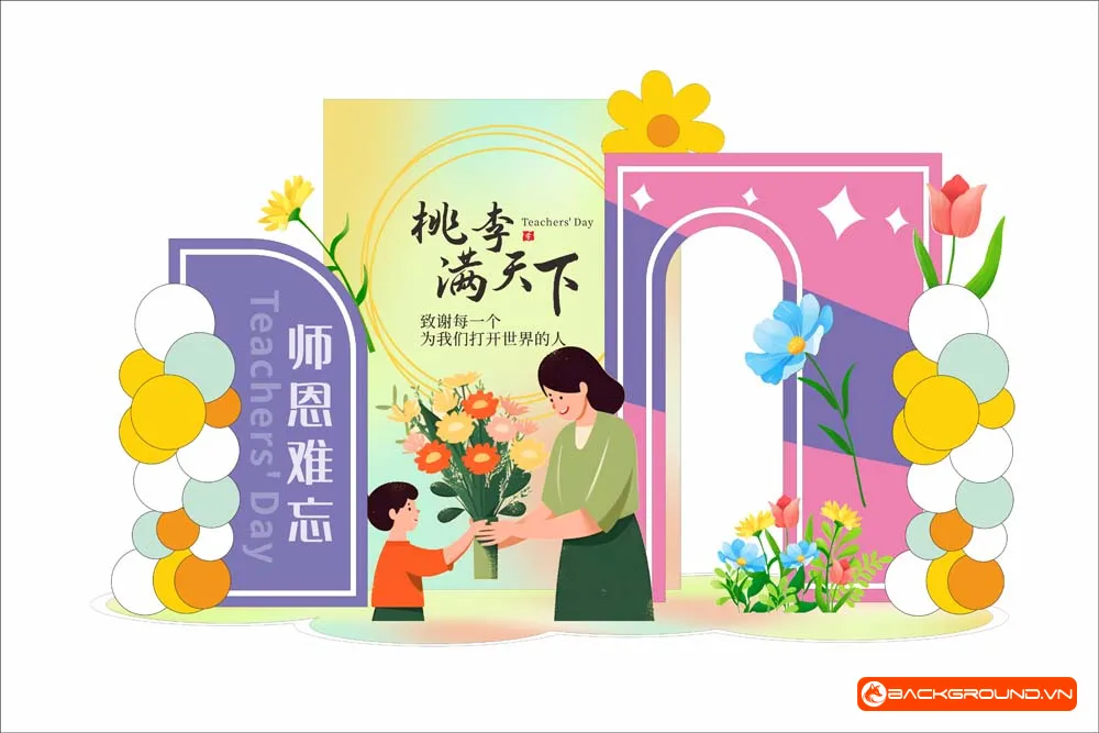 Backdrop Checkin Ngày Nhà Giáo Việt Nam 20-11 (47)