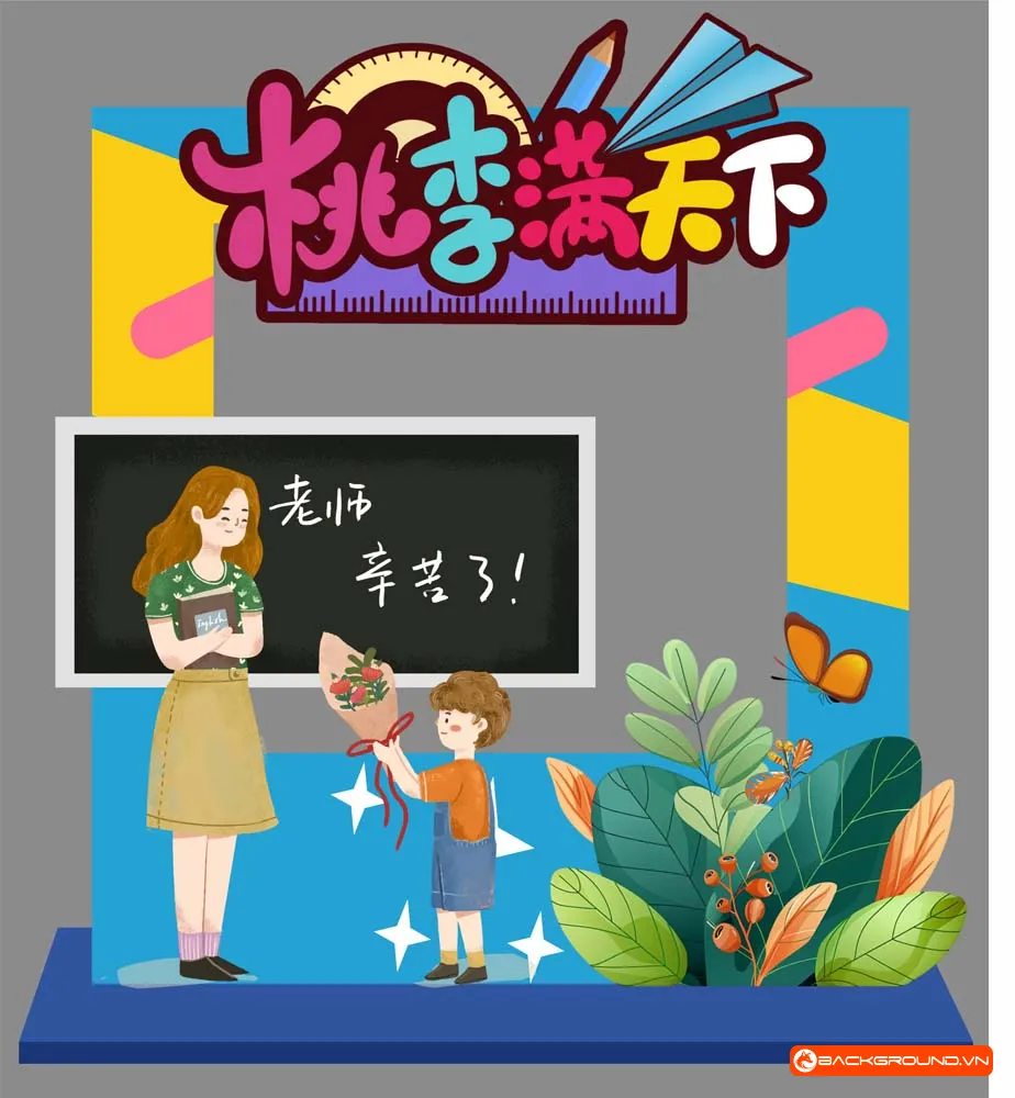 Backdrop Checkin Ngày Nhà Giáo Việt Nam 20-11 (55)