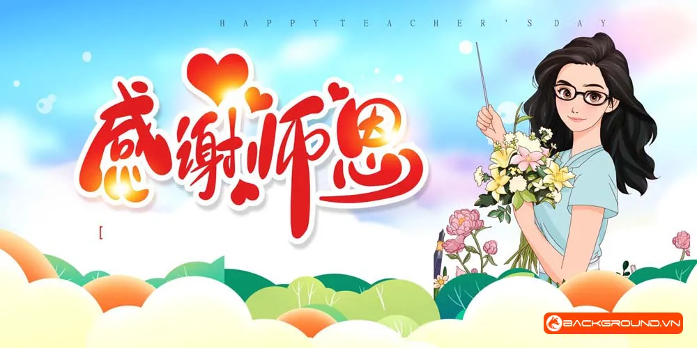 Phông Nền Background Ngày Nhà Giáo Việt Nam (66)