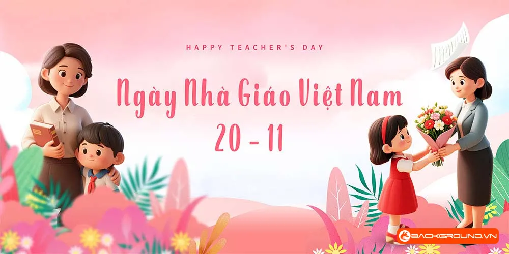 Phông Nền Background Ngày Nhà Giáo Việt Nam (77)