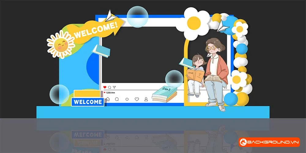 Backdrop Checkin Ngày Nhà Giáo Việt Nam 20-11 (58)