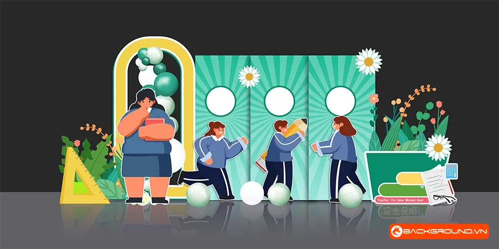 Backdrop Checkin Ngày Nhà Giáo Việt Nam 20-11 (63)