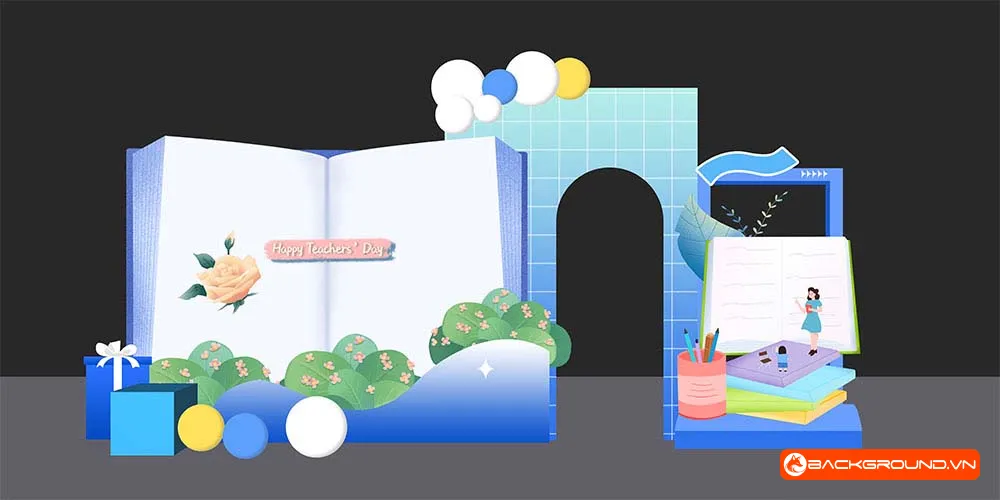 Backdrop Checkin Ngày Nhà Giáo Việt Nam 20-11 (71)