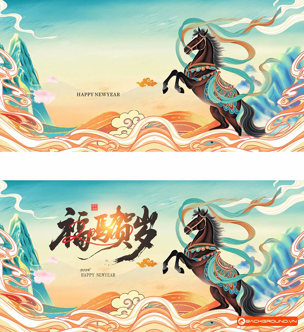 Phông nền sân khấu Tết 2026 - File Corel (5)