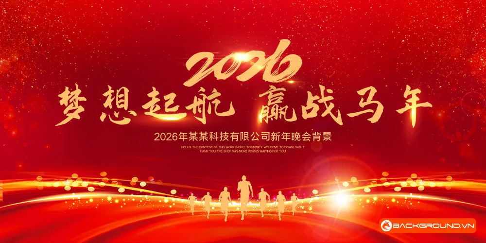 Background - Phông nền sân khấu Tết 2026 (1)