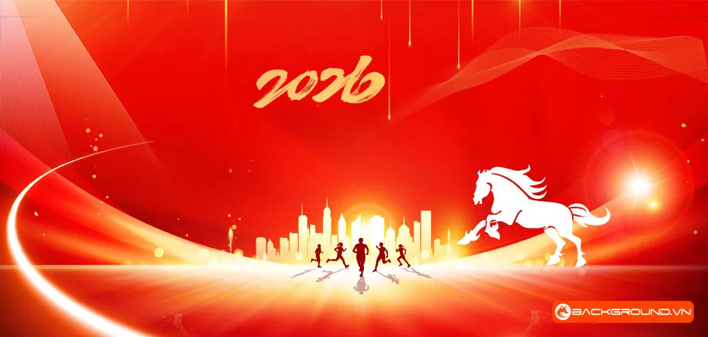 Background - Phông nền sân khấu Tết 2026 (2)