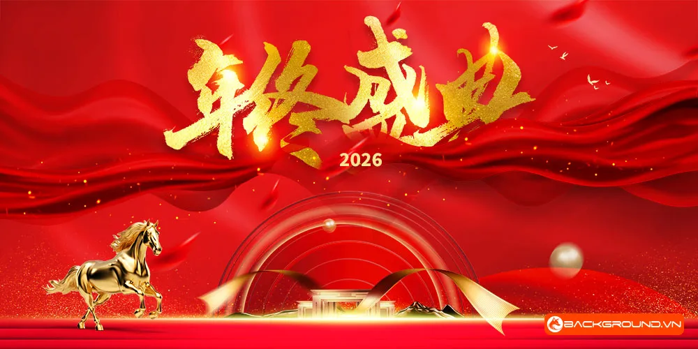 Background - Phông nền sân khấu Tết 2026 (11)