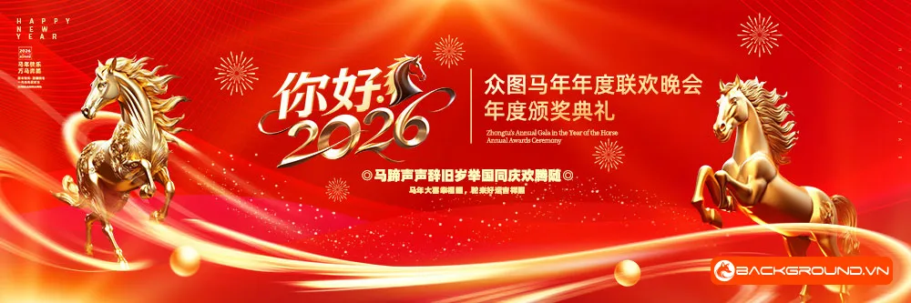 Background - Phông nền sân khấu Tết 2026 (26)