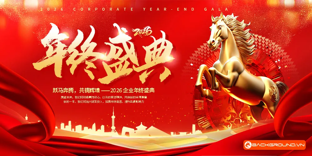 Background - Phông nền sân khấu Tết 2026 (8)