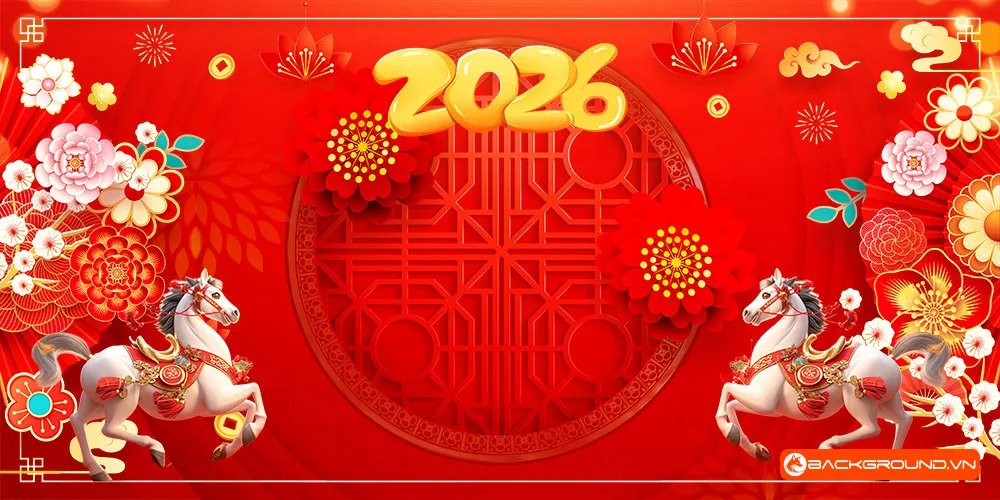 Background - Phông nền sân khấu Tết 2026 (88)