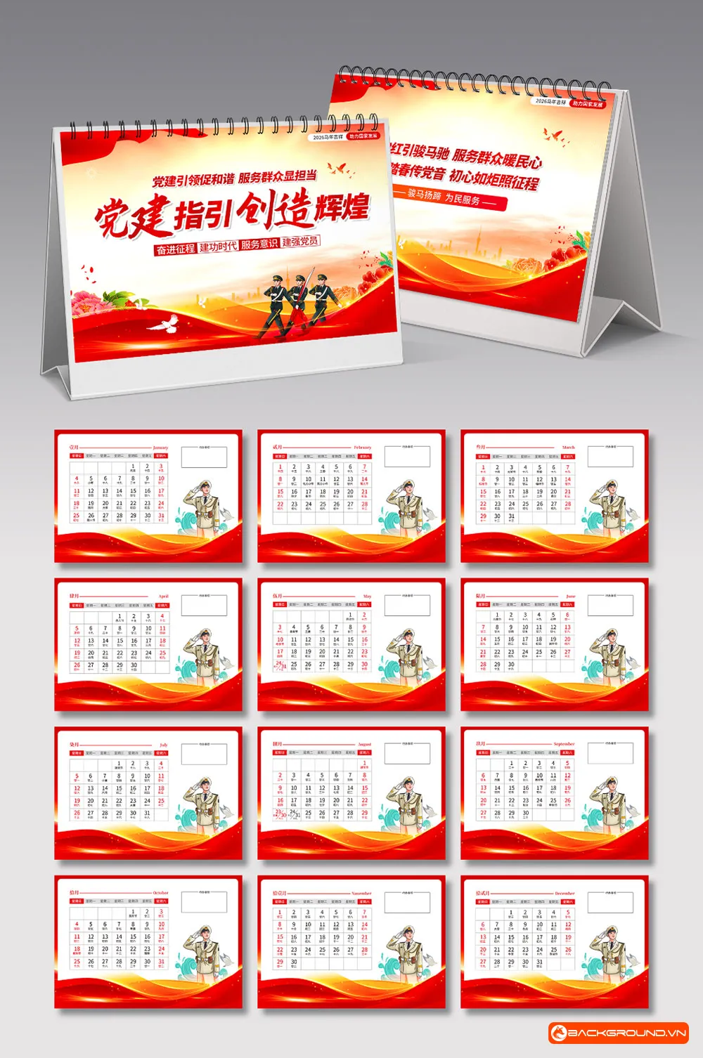 Mẫu lịch để bàn 2026 (15)