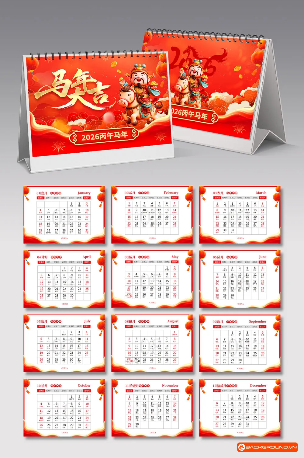Mẫu lịch để bàn 2026 (3)