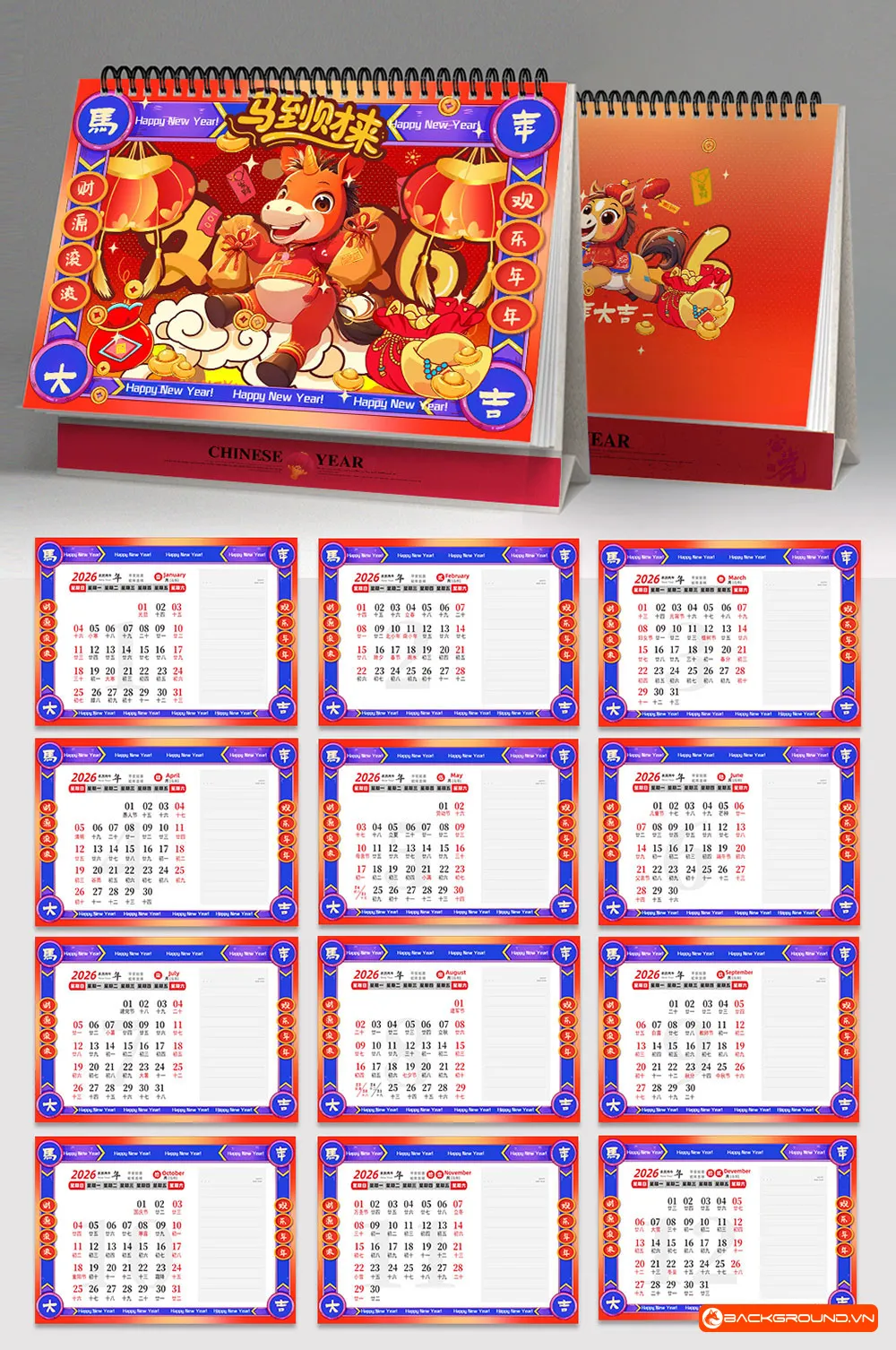 Mẫu lịch để bàn 2026 (27)
