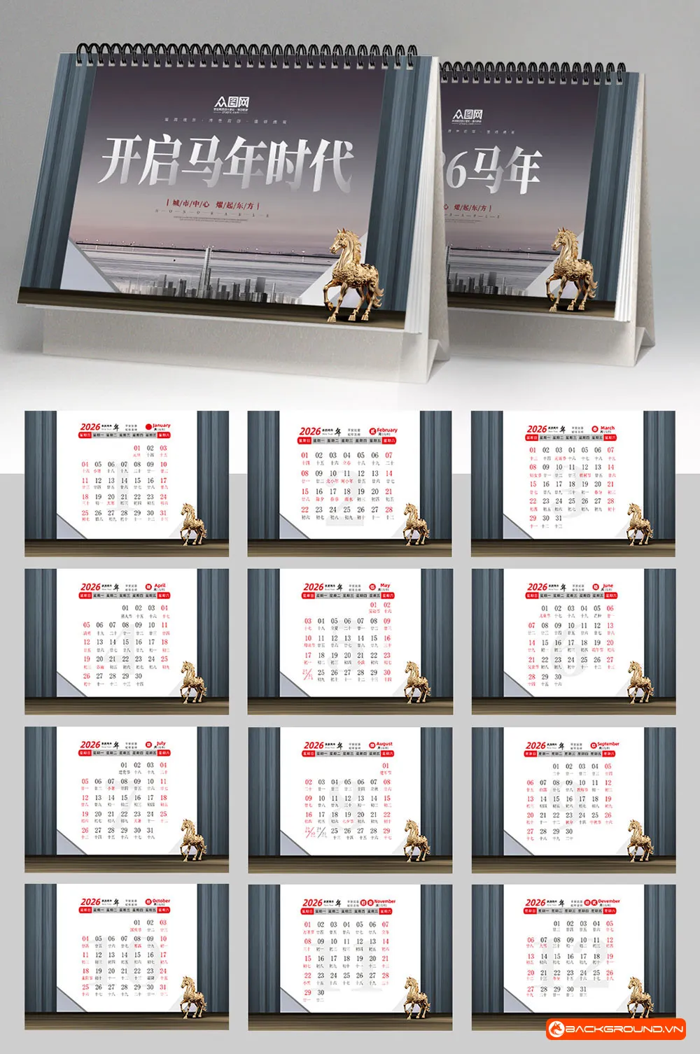 Mẫu lịch để bàn 2026 (32)