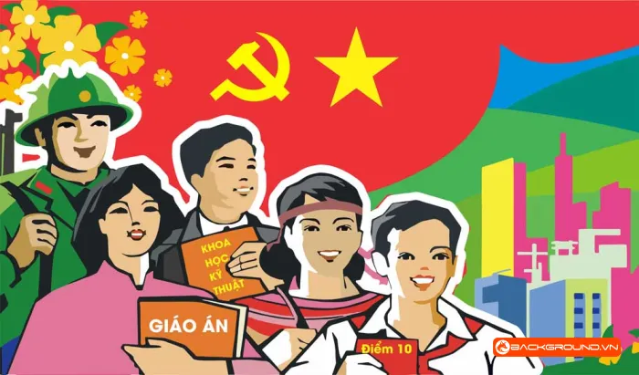 Pano - Phông Nền Mừng Đảng Mừng Xuân 3-2 (1)