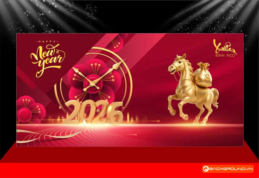 Background -  Phông nền sân khấu Tết 2026 (136)