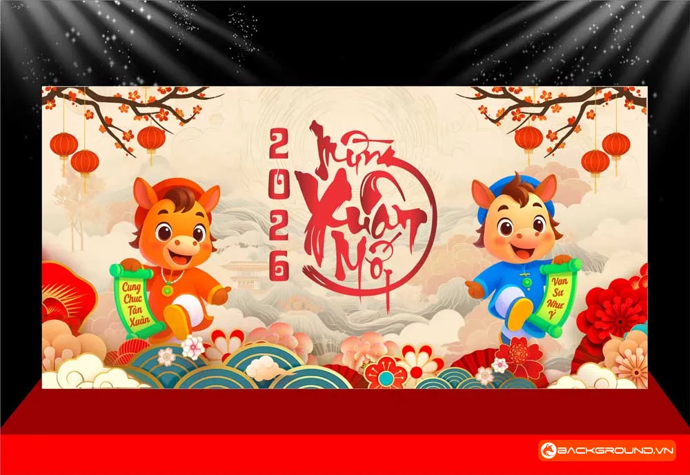 Background -  Phông nền sân khấu Tết 2026 (139)