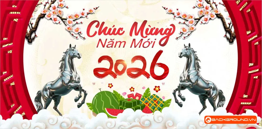 Background -  Phông nền sân khấu Tết 2026 (140)