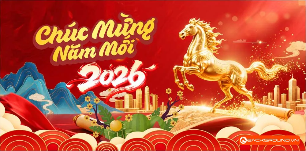 Background -  Phông nền sân khấu Tết 2026 (143)