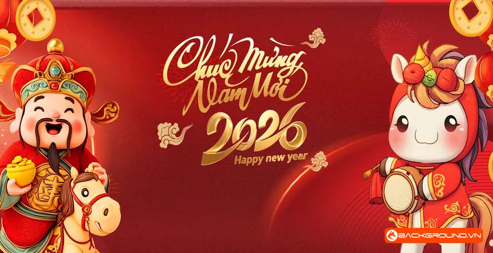 Background -  Phông nền sân khấu Tết 2026 (147)